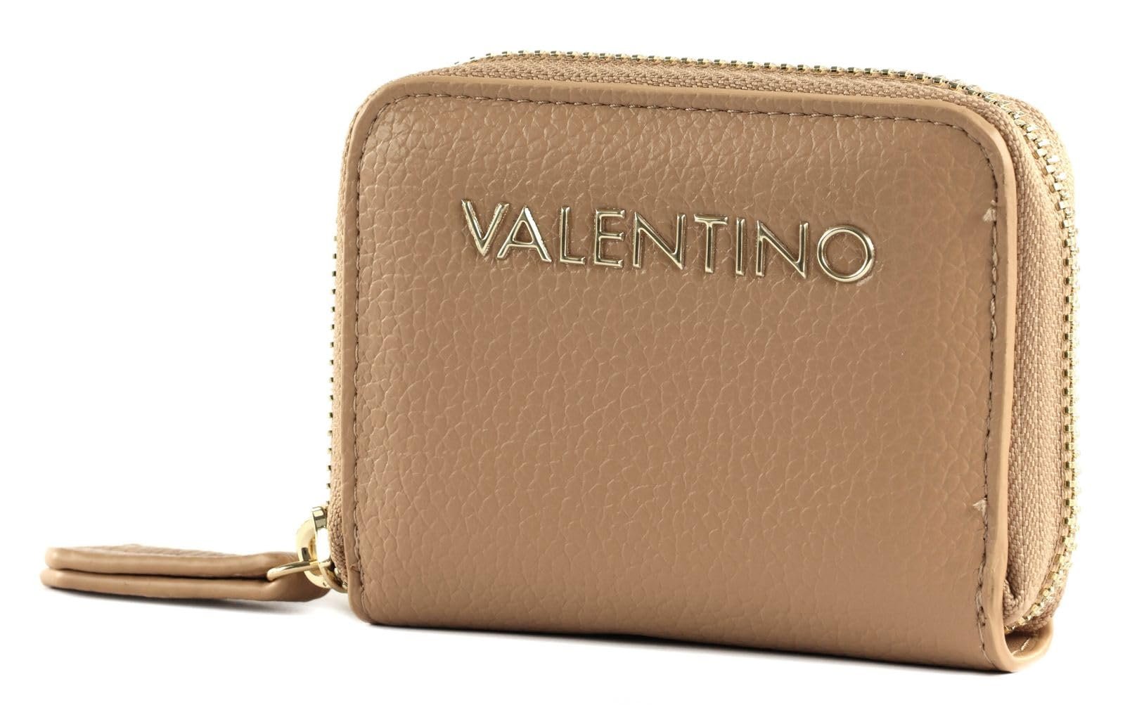 Кошелек VALENTINO Special Martu с молнией Бежевый, бежевый, современный, фото №1