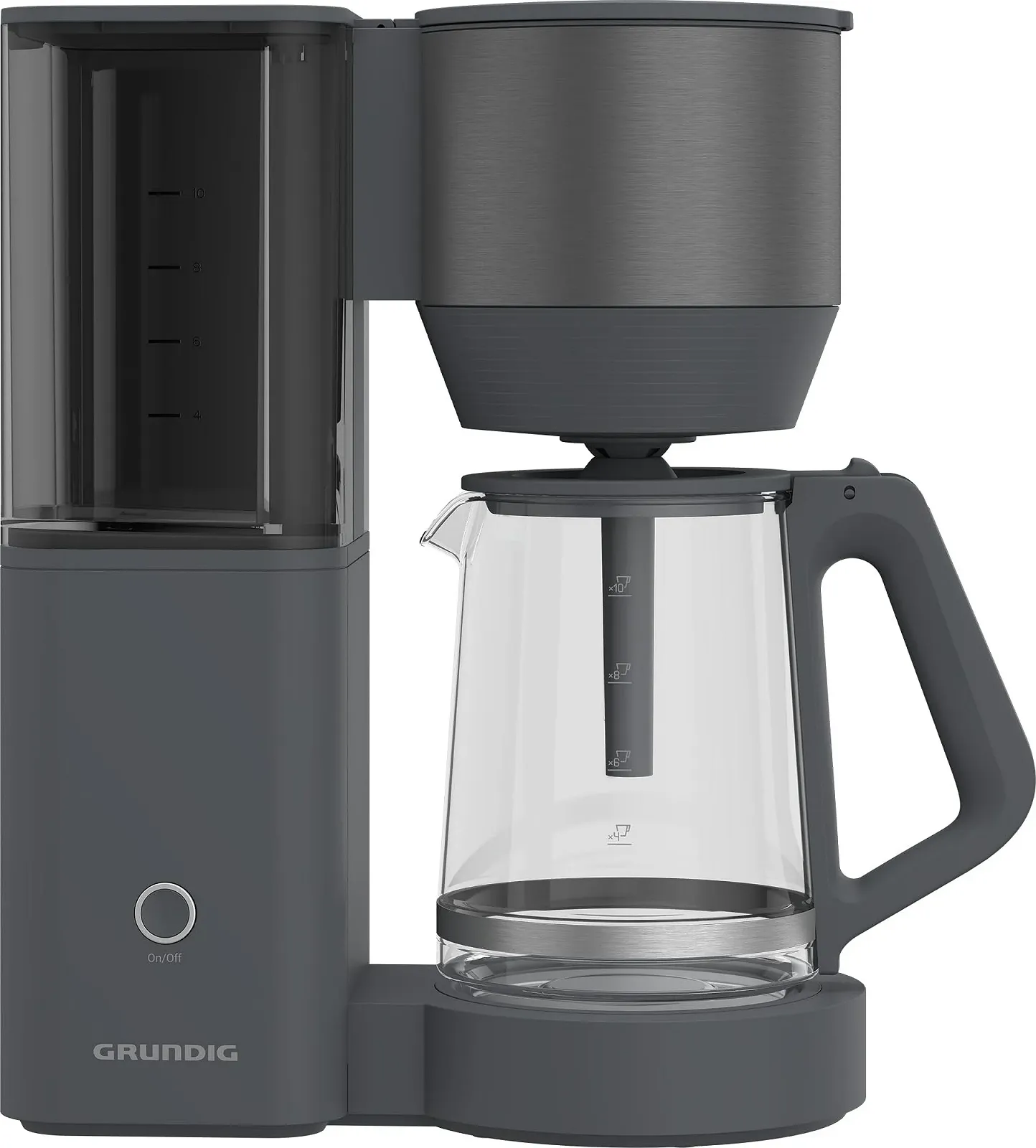 Фільтр-кавоварка GRUNDIG KM 7340 1150 Вт 1.25 л Темна нержавіюча сталь, фото №7