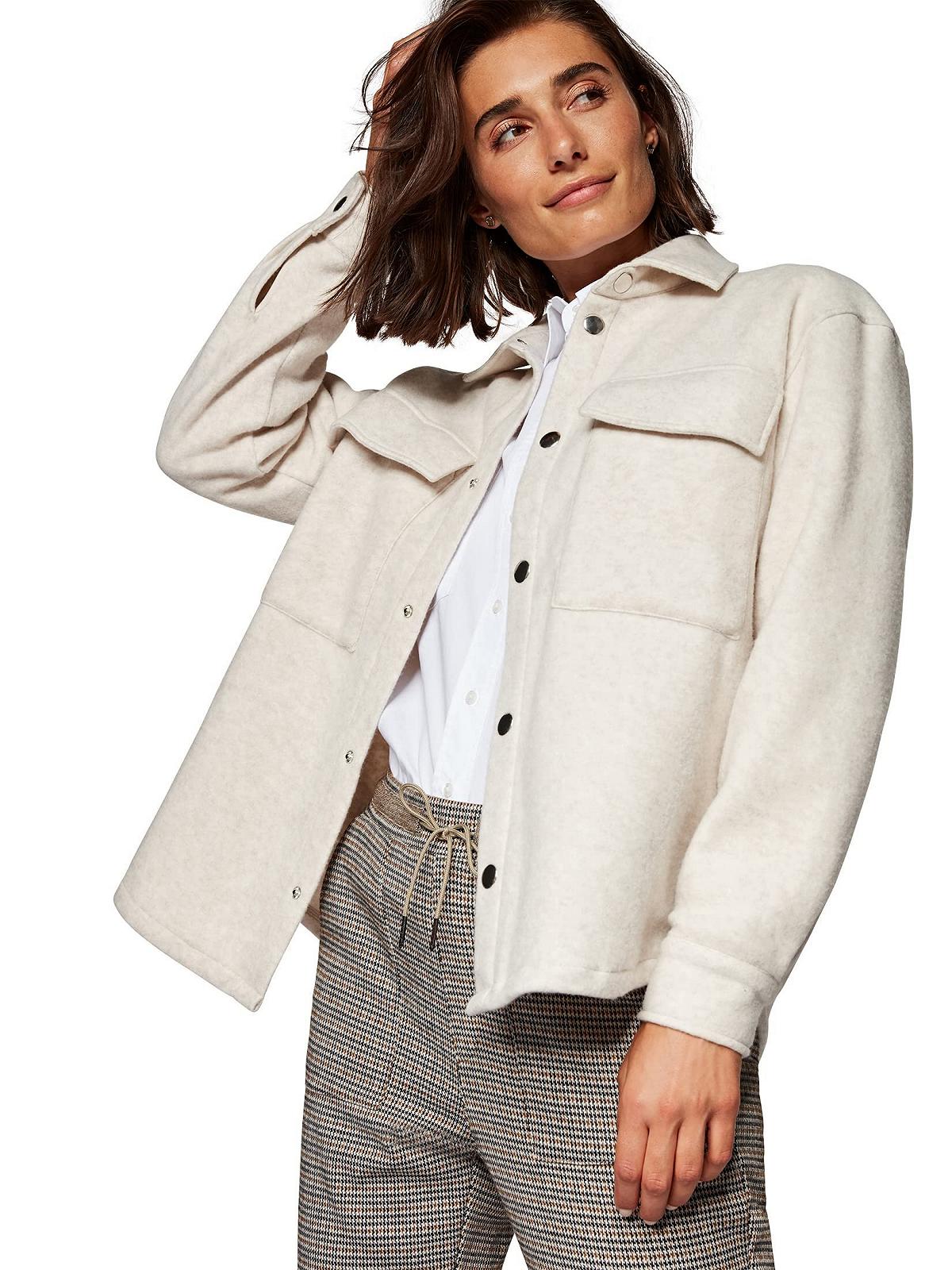 Куртка Mavi Basic DOUBLE POCKET SWEATSHIRT комір Kent, планка на кнопках і заокруглений поділ, фото №7 Куртка Mavi Basic DOUBLE POCKET SWEATSHIRT комір Kent, планка на кнопках і заокруглений поділ, фото №7