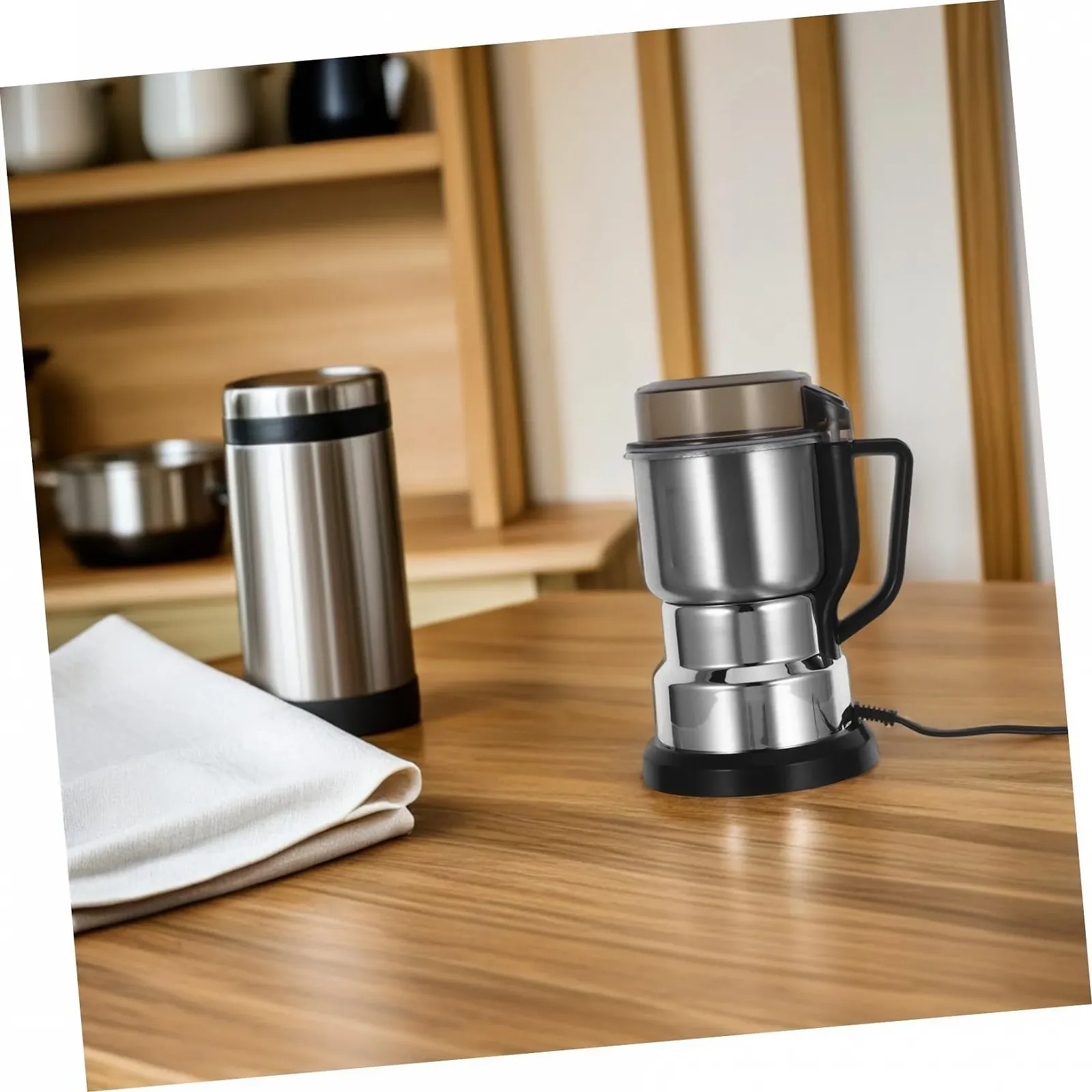 Электрическая кофемолка Cabilock Кухонная мельница для зерна 600 г, фото №7