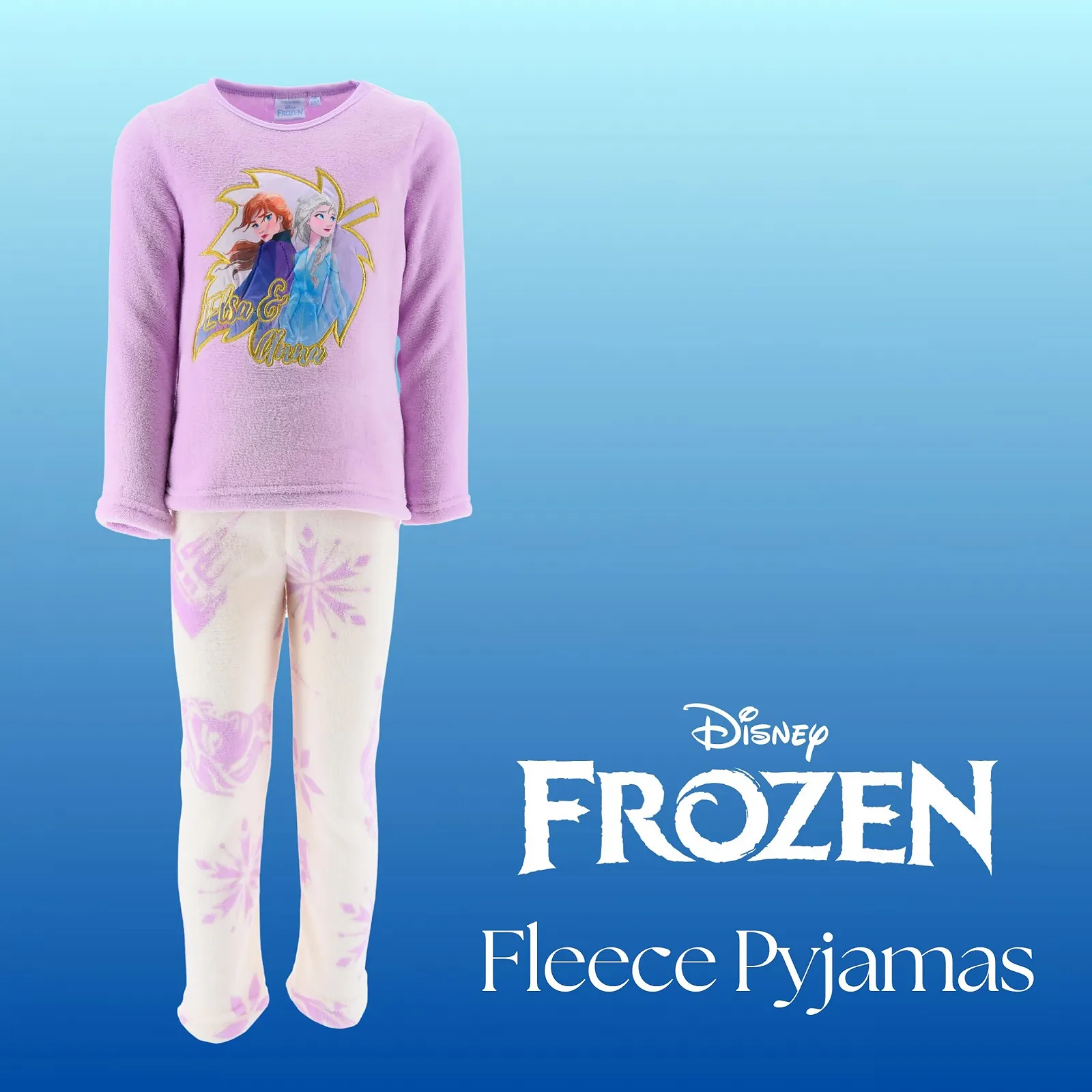 Піжама Disney Lion Guard Frozen для дівчат, 2 частини, оксамитова футболка та довгі штани, фото №3