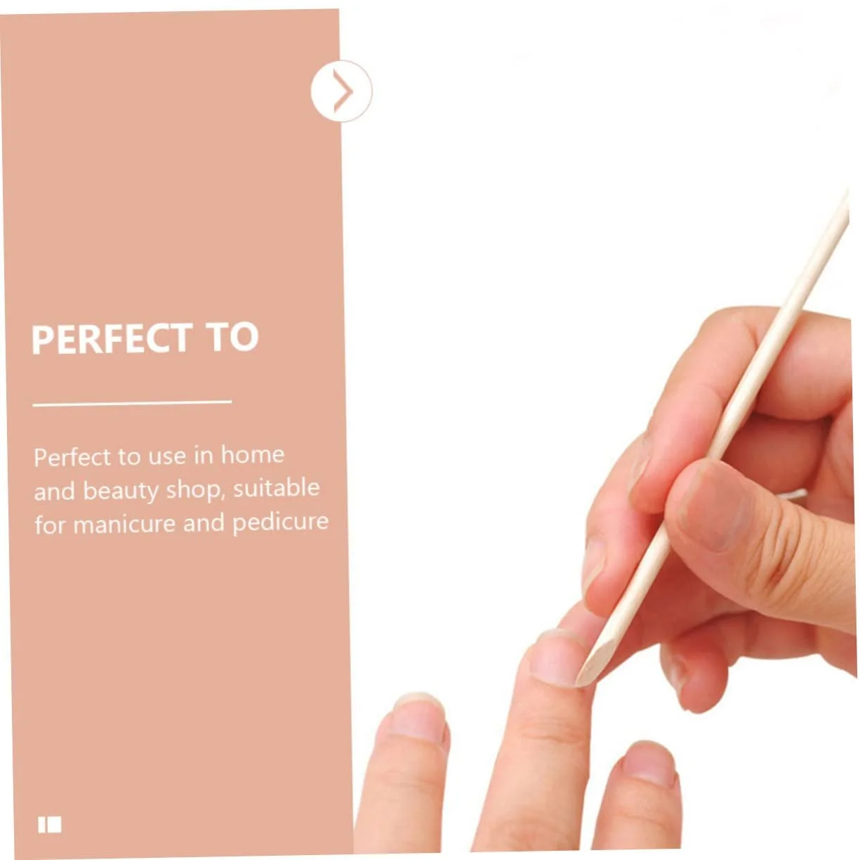 CALLARON Дерев'яні палички для кутикули та двостороннього манікюру та педикюру 100 штук, фото №9 CALLARON Дерев'яні палички для кутикули та двостороннього манікюру та педикюру 100 штук, фото №9