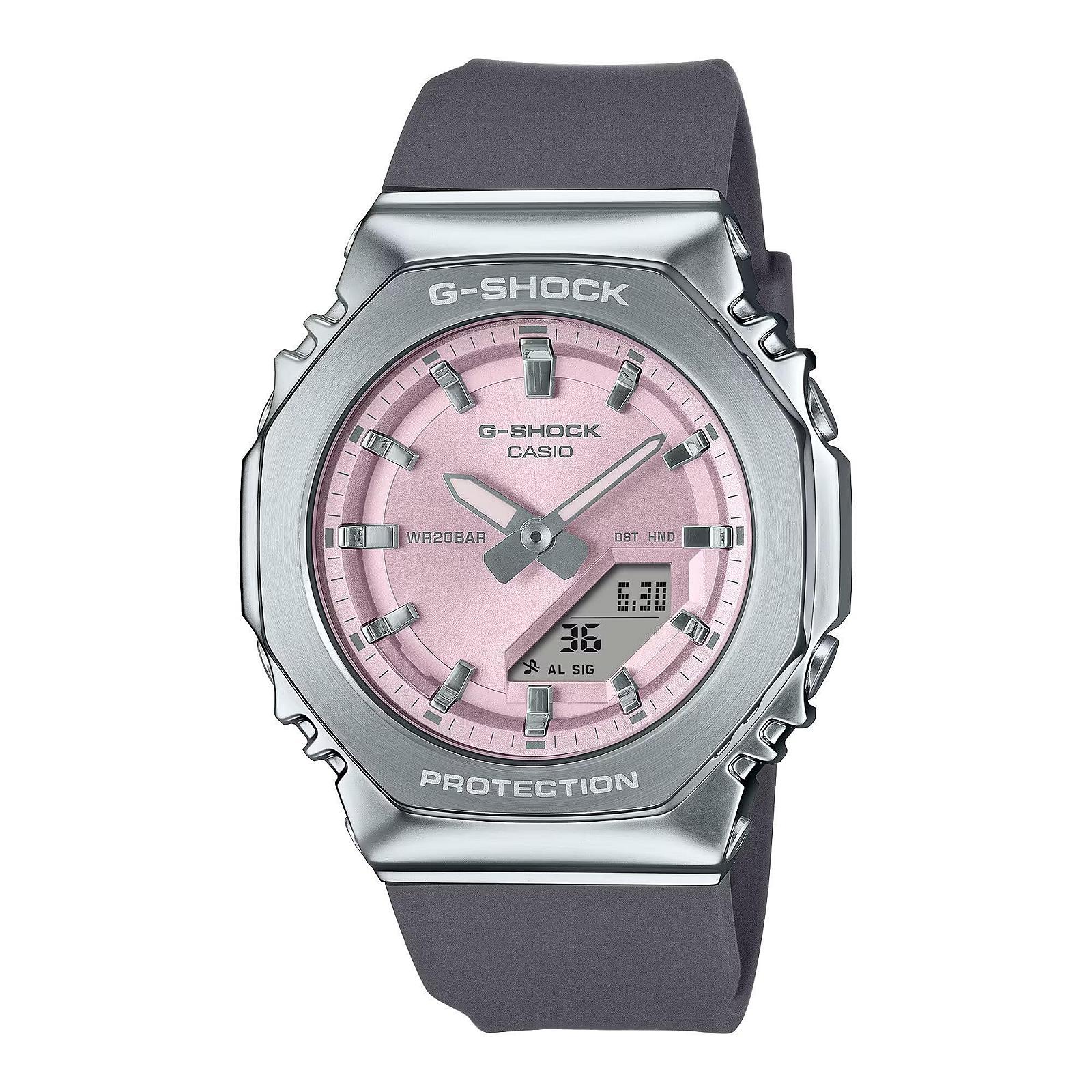 Годинник Casio GM-S2110-4AER, сірий, Ремінець, фото №1 Годинник Casio GM-S2110-4AER, сірий, Ремінець, фото №1
