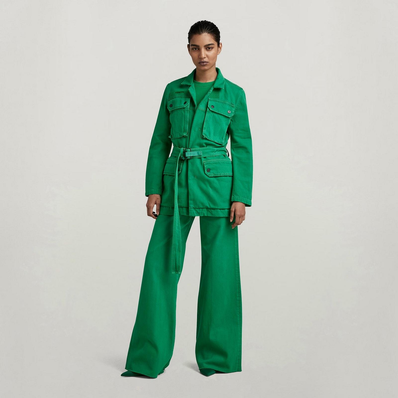 Жіноча джинсова куртка G‑Star 70S Field Denim Jacket Jolly Green - S, фото №1