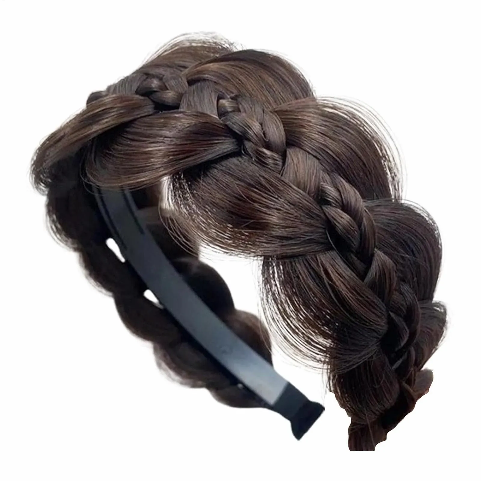 Обруч плетений Braided Широкий ялинка з зубцями аксесуари для волосся, фото №7