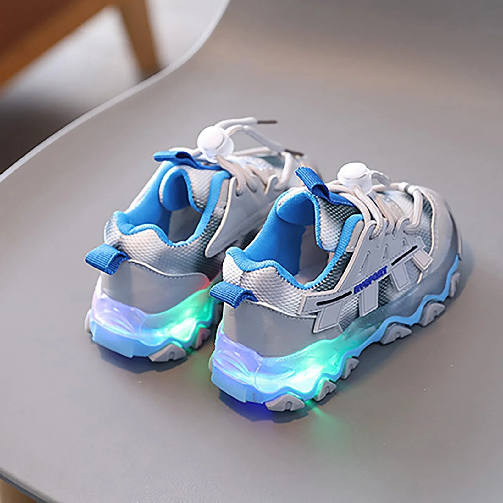 Модные детские кроссовки для девочек, легкая сетчатая летняя Кроссовки в корейском стиле, удобная повседневная Кроссовки для детей, фото №3