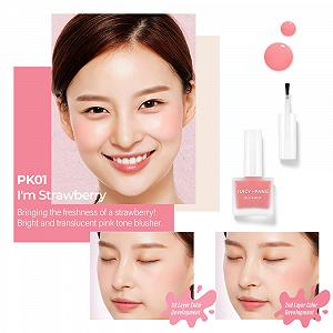 Румяна A'PIEU JUICY-PANG Water Blush PK01 I'm Strawberry synthetic.ua - Фото 1