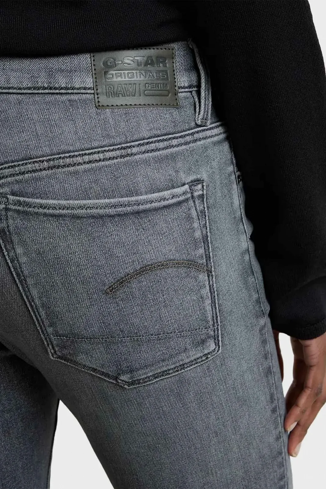 Женские джинсовые джинсы G-STAR RAW - 3301 Skinny Wmn Серый - 27, фото №4 Женские джинсовые джинсы G-STAR RAW - 3301 Skinny Wmn Серый - 27, фото №4