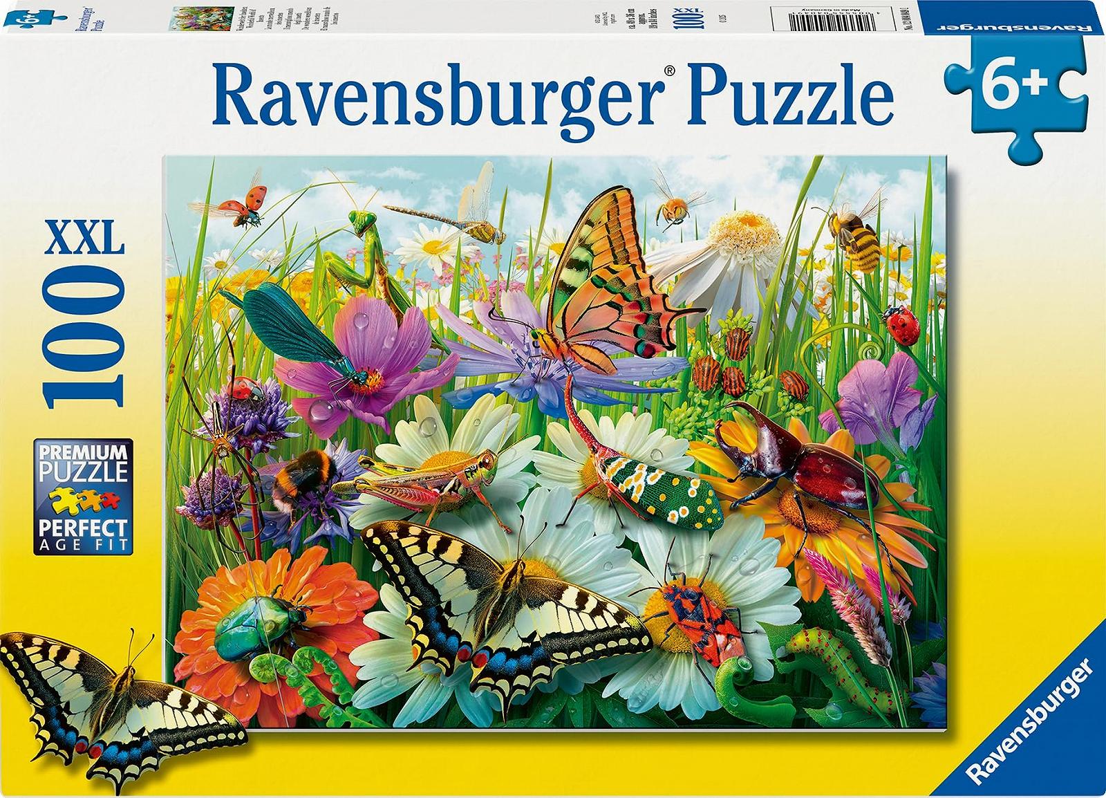 Дитячий пазл Ravensburger Wonder World of Insects 12004049 100 деталей XXL від 6 років, фото №1