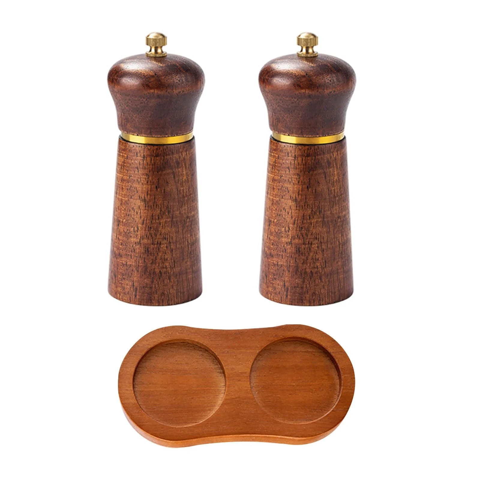 Ручний млин Дерев'яна для солі, чорного перцю та спецій, для ентузіастів кулінарії, фото №4