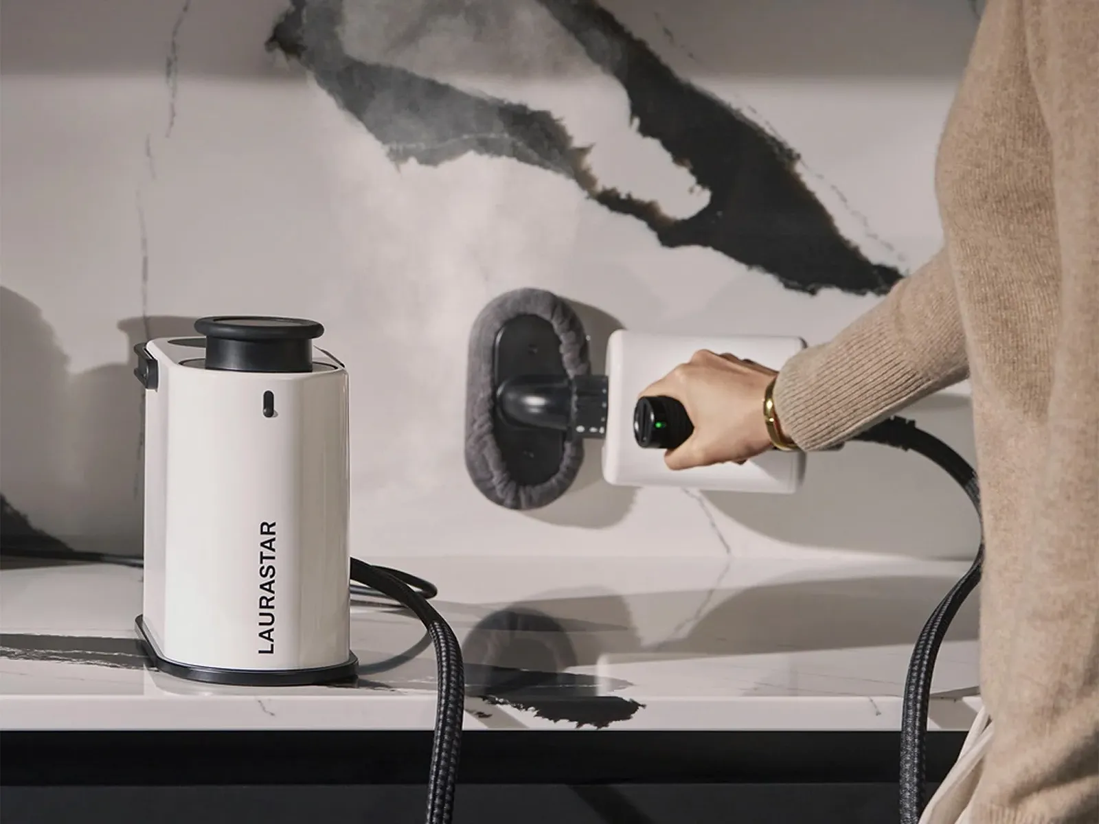 Пароочисник Laurastar AURA суха мікродисперсна пара з ароматом цитрусових без хімікатів, фото №7