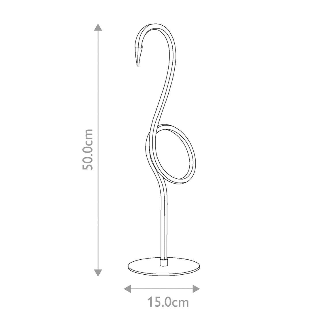 Настільна лампа Elstead Flamingo LED 6 W 420 lm 50 см Рожева, фото №6