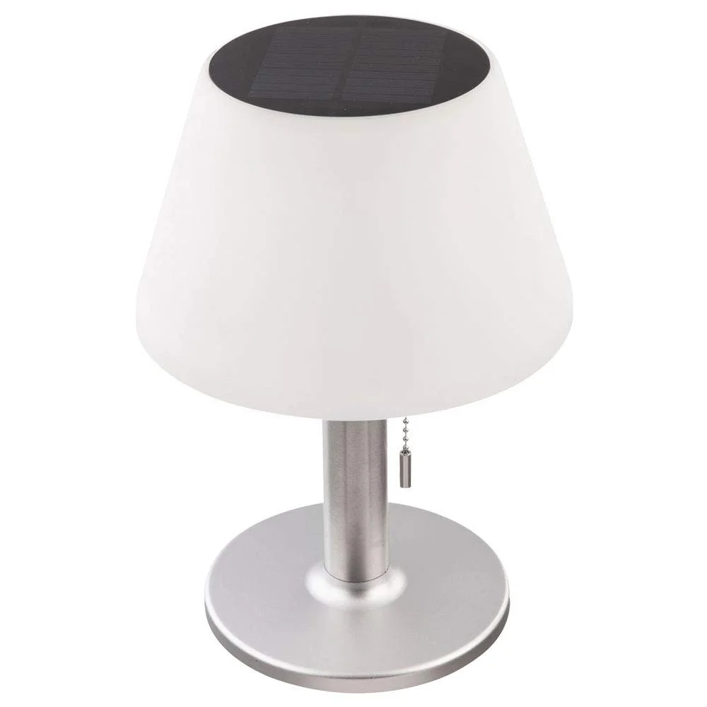Настольная лампа GLOBO LIGHTING Solar IP44 10x LED 19.5 x 28 см белая, фото №1