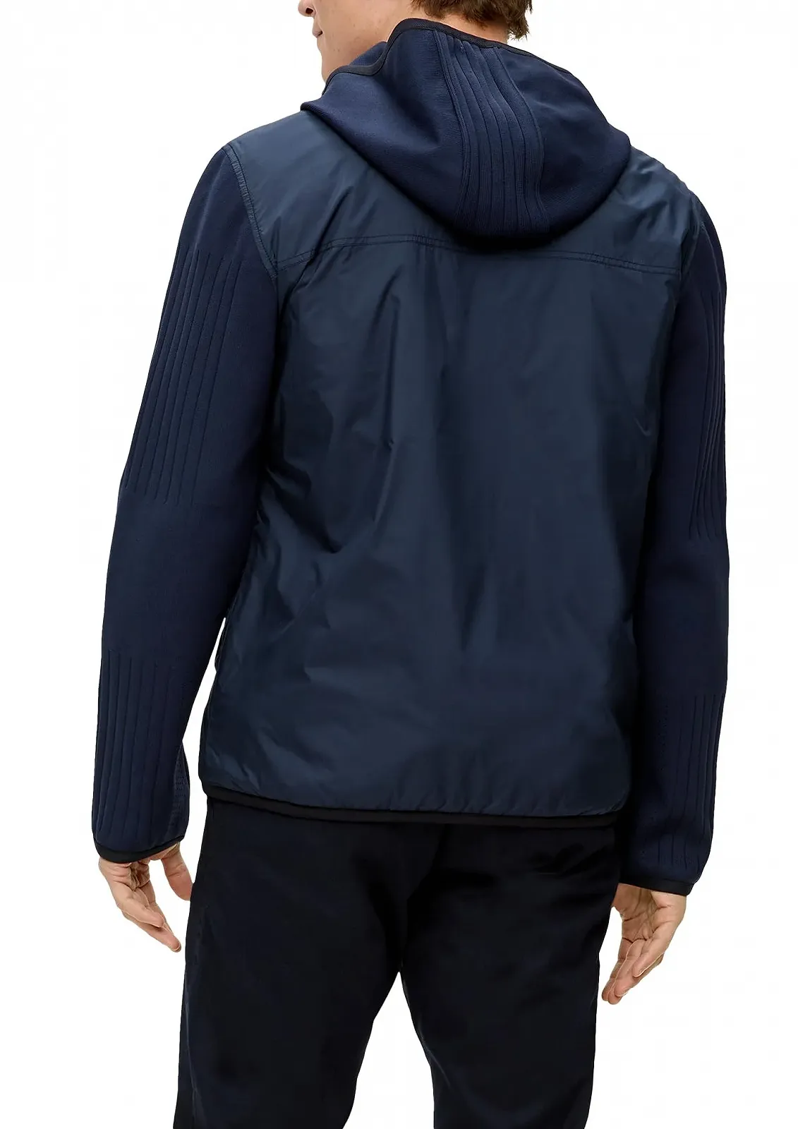 Куртка s.Oliver Нейлон з в'язаними рукавами та капюшоном, фото №4