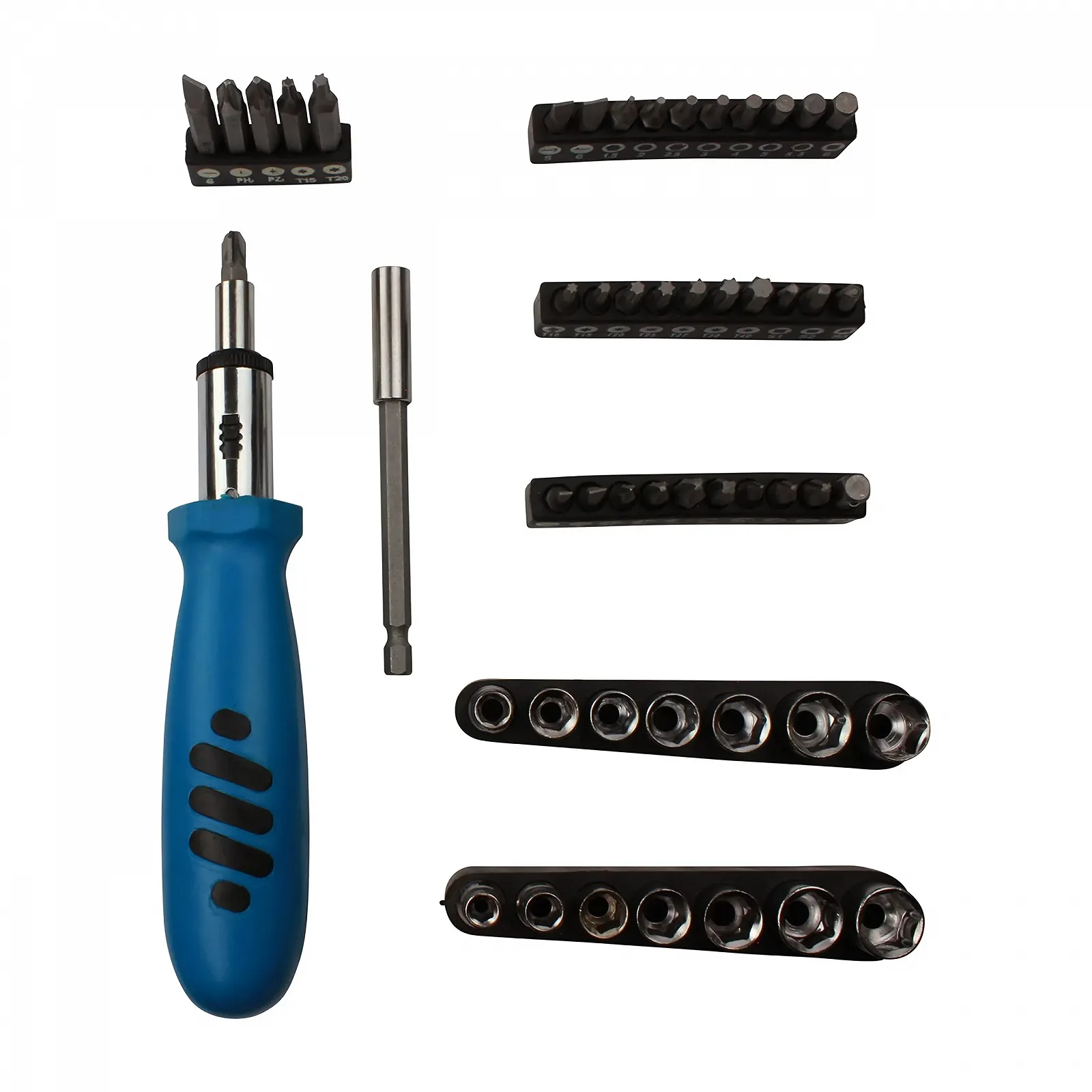 Набір викруток з тріскачкою та головками 52 шт., фото №3