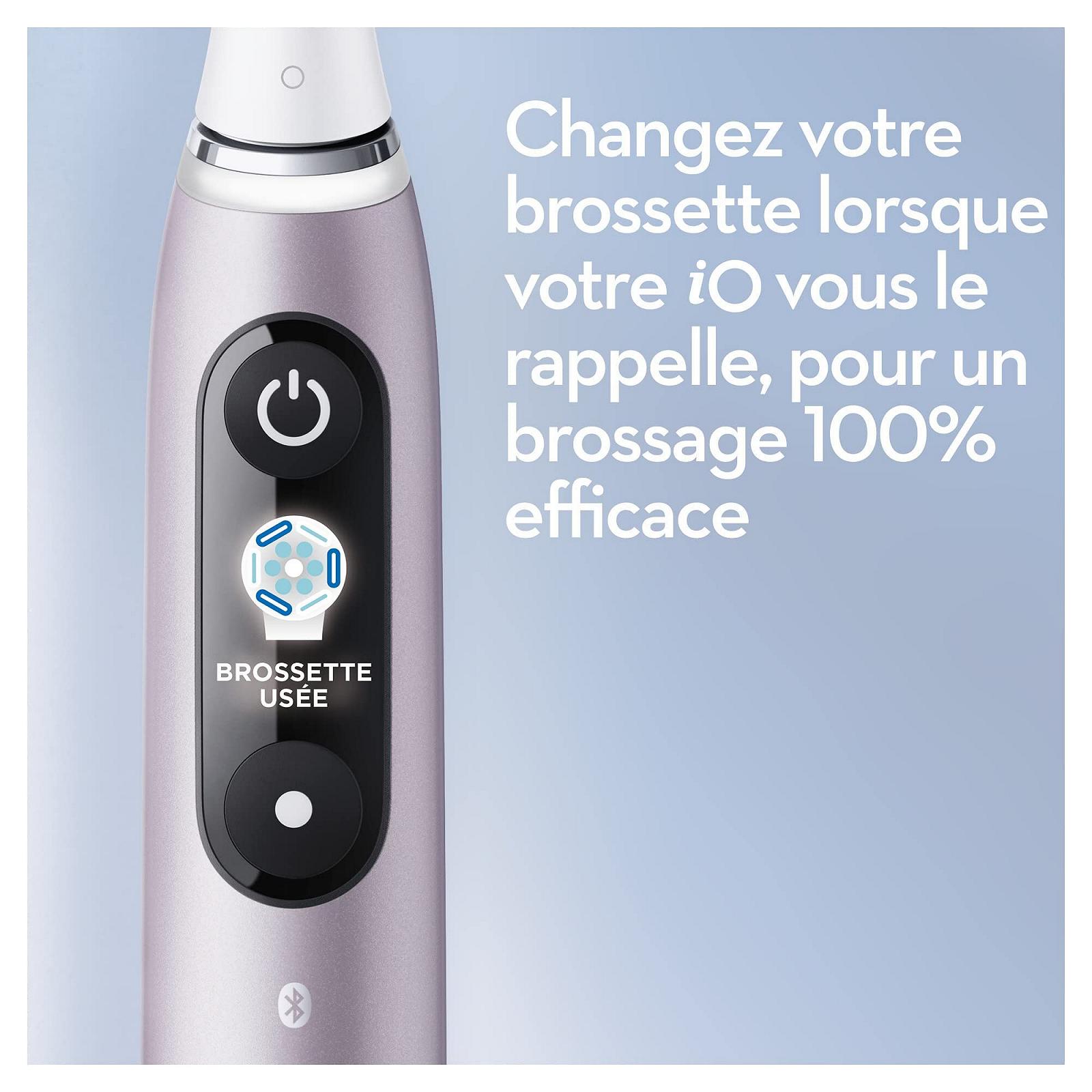 Зубная щетка электрическая Oral-B iO 9 Rose Quartz с 2 насадками и 1 дорожным зарядным устройством, фото №10