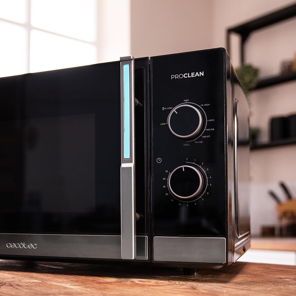 Микроволновая печь Cecotec Proclean 4120 Механическая 23 L 800 Вт гриль 1000 Вт, фото №6 Микроволновая печь Cecotec Proclean 4120 Механическая 23 L 800 Вт гриль 1000 Вт, фото №6