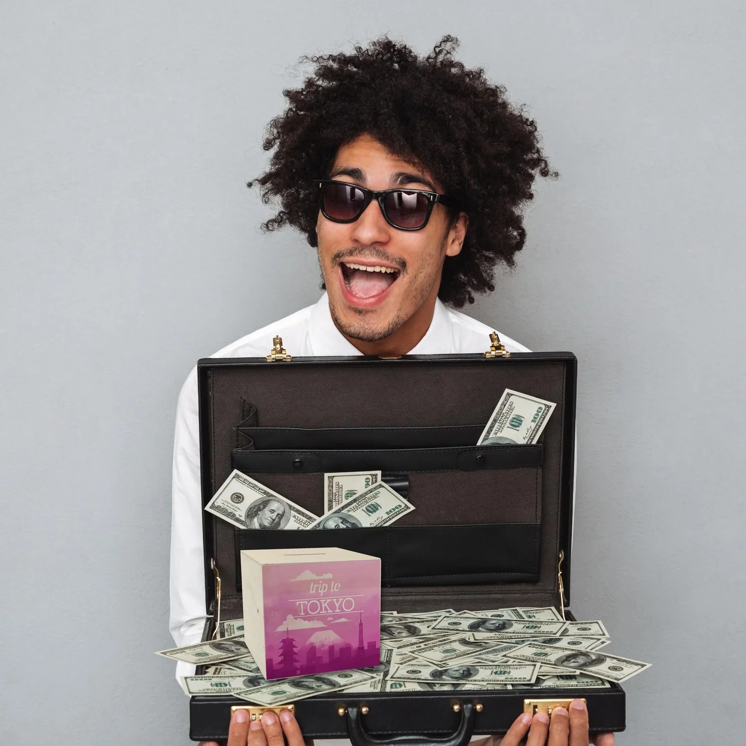 Скарбничка дерев'яна Trip to Tokyo з малюнком, фото №5