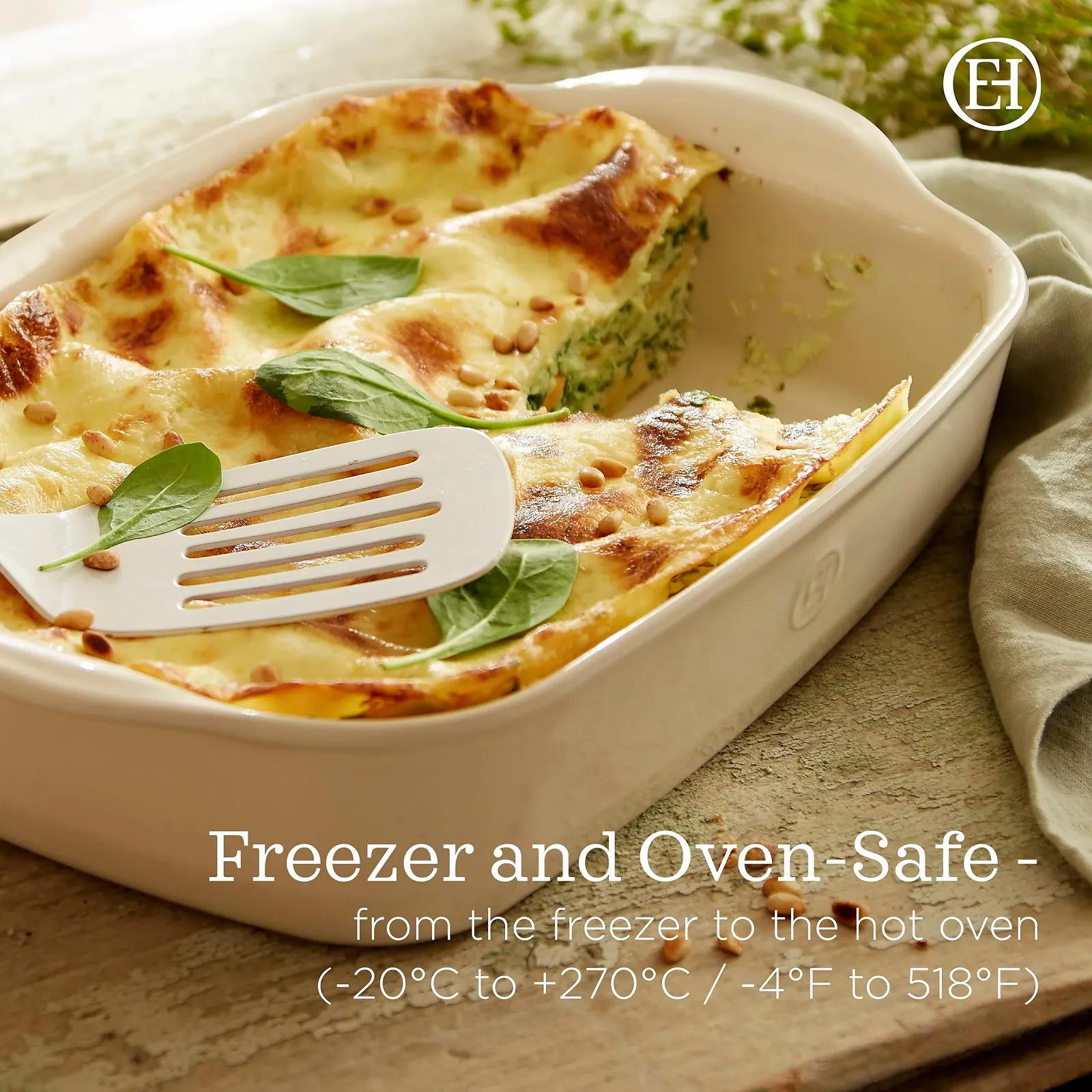 Форма для запекания Emile Henry Керамическая Прямоугольная 29 x 19 x 7 см Slate, фото №3