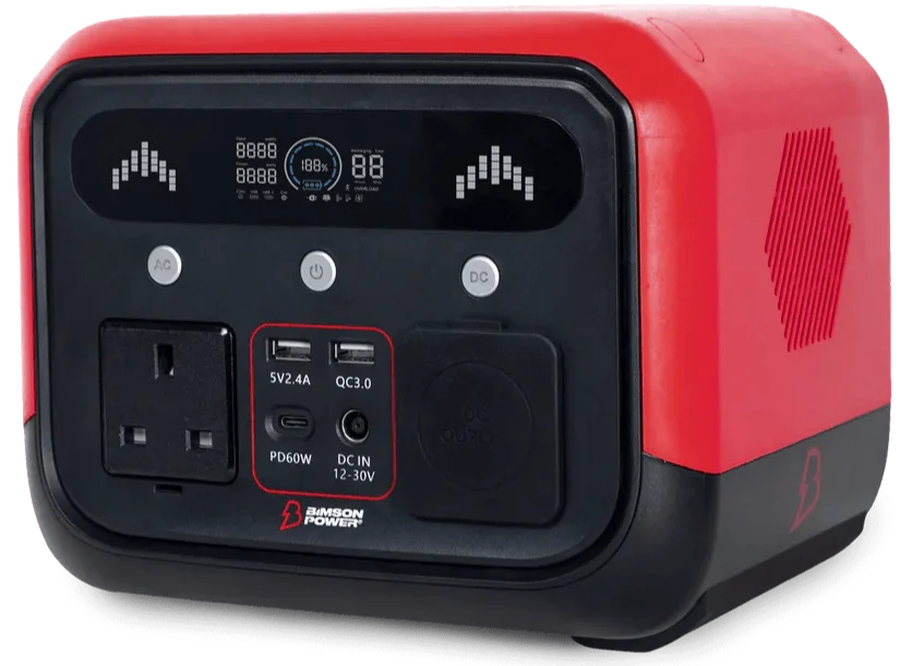 Зарядная станция Bimson Power BP330PPS 600 Вт / 330 Вт / 275 Вт*ч / Чистая синусоида, фото №3 Зарядная станция Bimson Power BP330PPS 600 Вт / 330 Вт / 275 Вт*ч / Чистая синусоида, фото №3