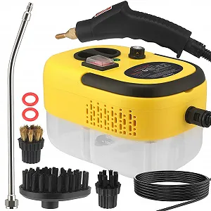 Ручний пароочисник 1500 W 3 bar 1200 см³ Жовтий (EU Plug) synthetic.ua - Фото 1