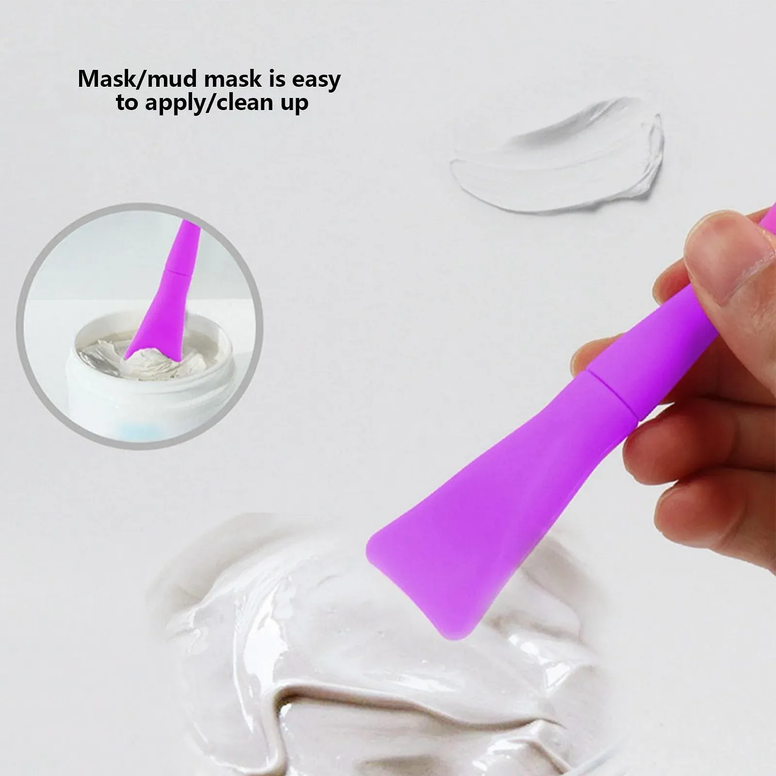 Інструмент для підводки очей силіконовий 3 в 1 аплікатор для крему для обличчя трафарети для підводки очей, фото №7 Інструмент для підводки очей силіконовий 3 в 1 аплікатор для крему для обличчя трафарети для підводки очей, фото №7