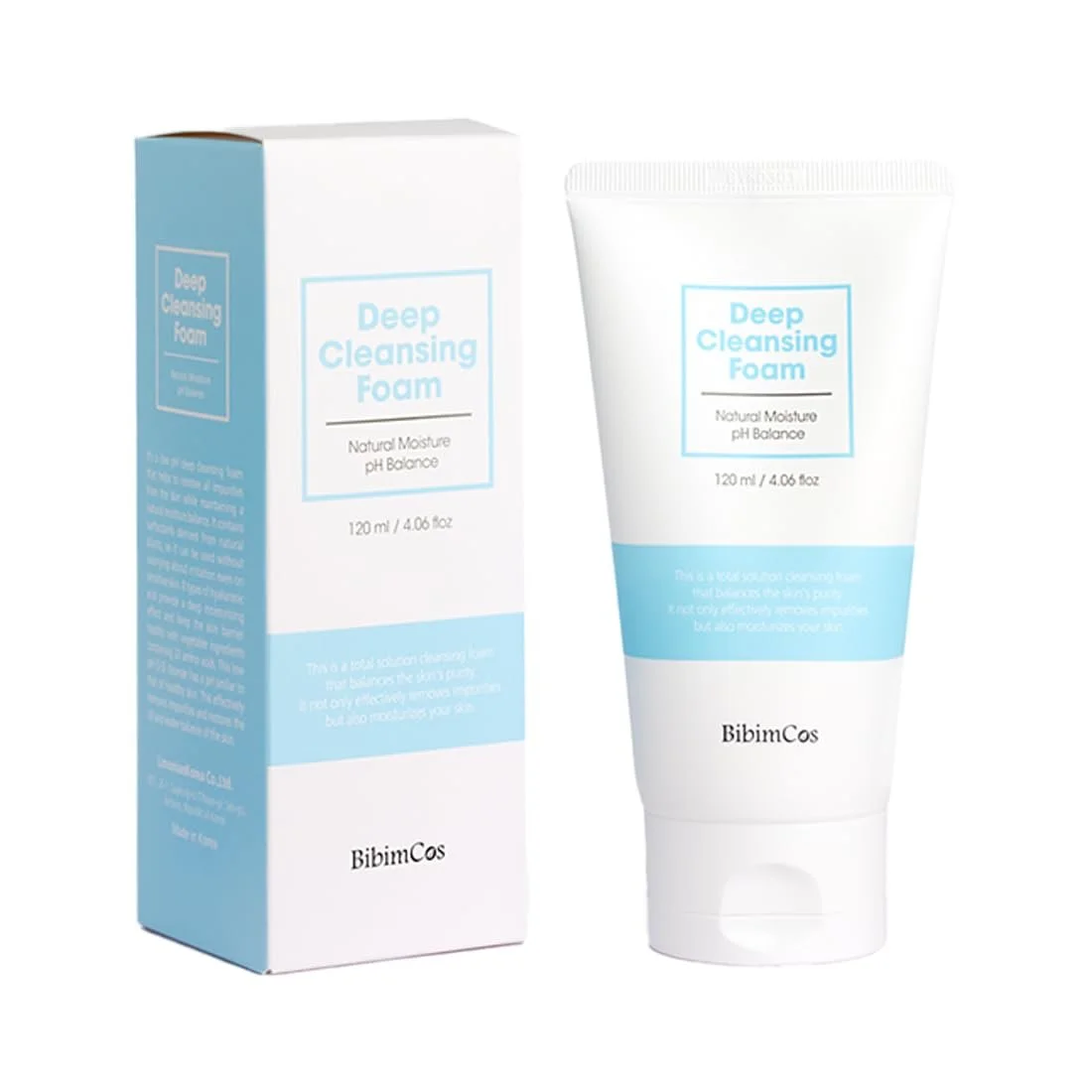 Пенка для умывания Bibimcos Deep Cleansing Foam, 120 мл, фото №2