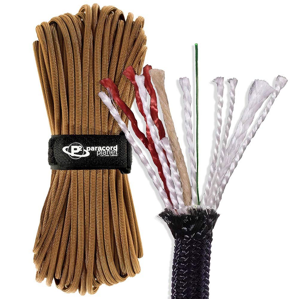 Шнур Paracord Planet Wilderness, Tan, довжиною 30,5 метрів, фото №1