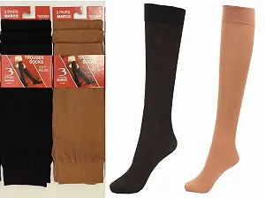 Носки Pop Женские 3 пары, непрозрачные, микрофибра, дышащие, один размер - Фото 1