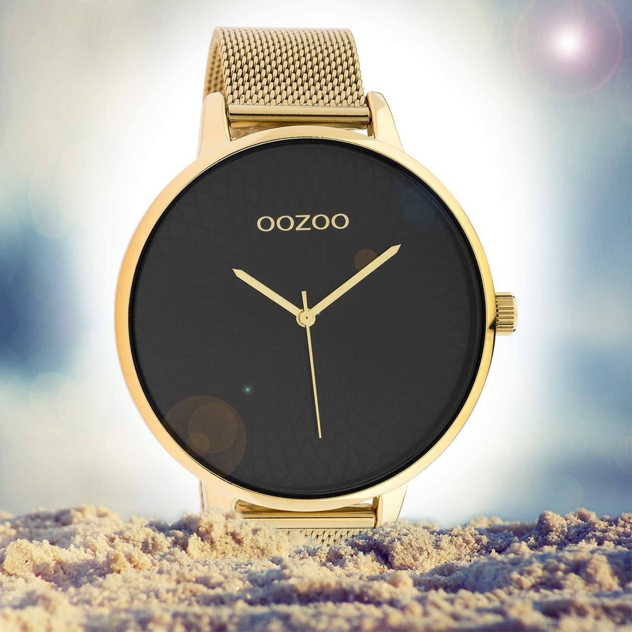 Женские часы Oozoo с миланским браслетом из нержавеющей стали и циферблатом «Мандала», фото №4 Женские часы Oozoo с миланским браслетом из нержавеющей стали и циферблатом «Мандала», фото №4