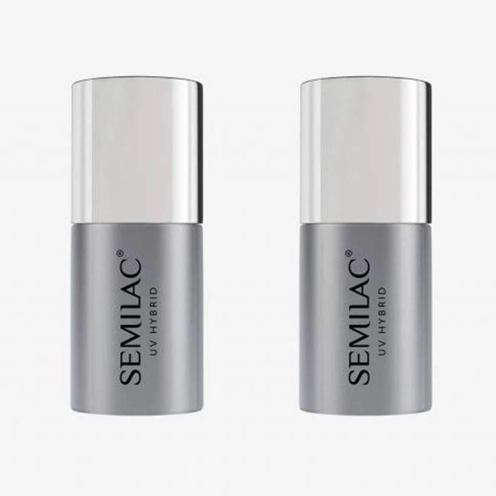 Базове покриття та верхнє покриття для гель-лаку SEMILAC Набір 2 x 7 мл, фото №1