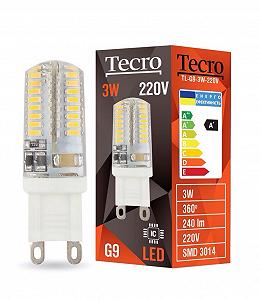 Лампа світлодіодна Tecro TL-G9-3W-220V 2700K - Фото 1