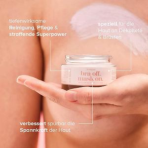 Маска Juno & me 3-в-1 Boobie Boost Pink Clay для зони декольте synthetic.ua - Фото 1