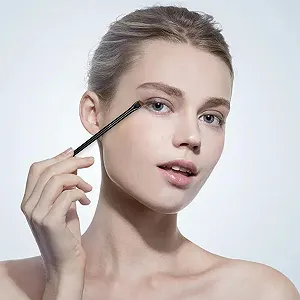 Пензлі для брів Generic для точного нанесення макіяжу, ультратонкий, плоский, кутовий synthetic.ua - Фото 1