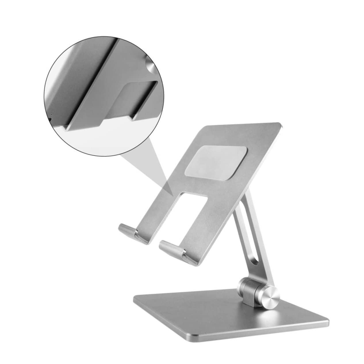 Подставка для ноутбука Operitacx складная с охлаждением, портативная подставка для ноутбука, нескользящая подставка для компьютера для дома, офиса и путешествий, плавно регулируемая, фото №5