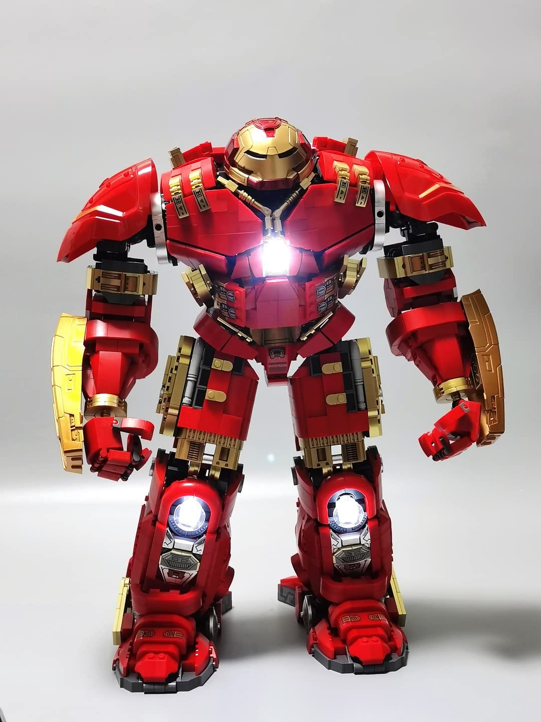 Набор Auforua Technik Hulkbuster модельный с LED подсветкой 4123 детали, фото №6