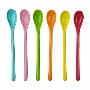 Набір пластикових ложок 6 шт - Фото 1