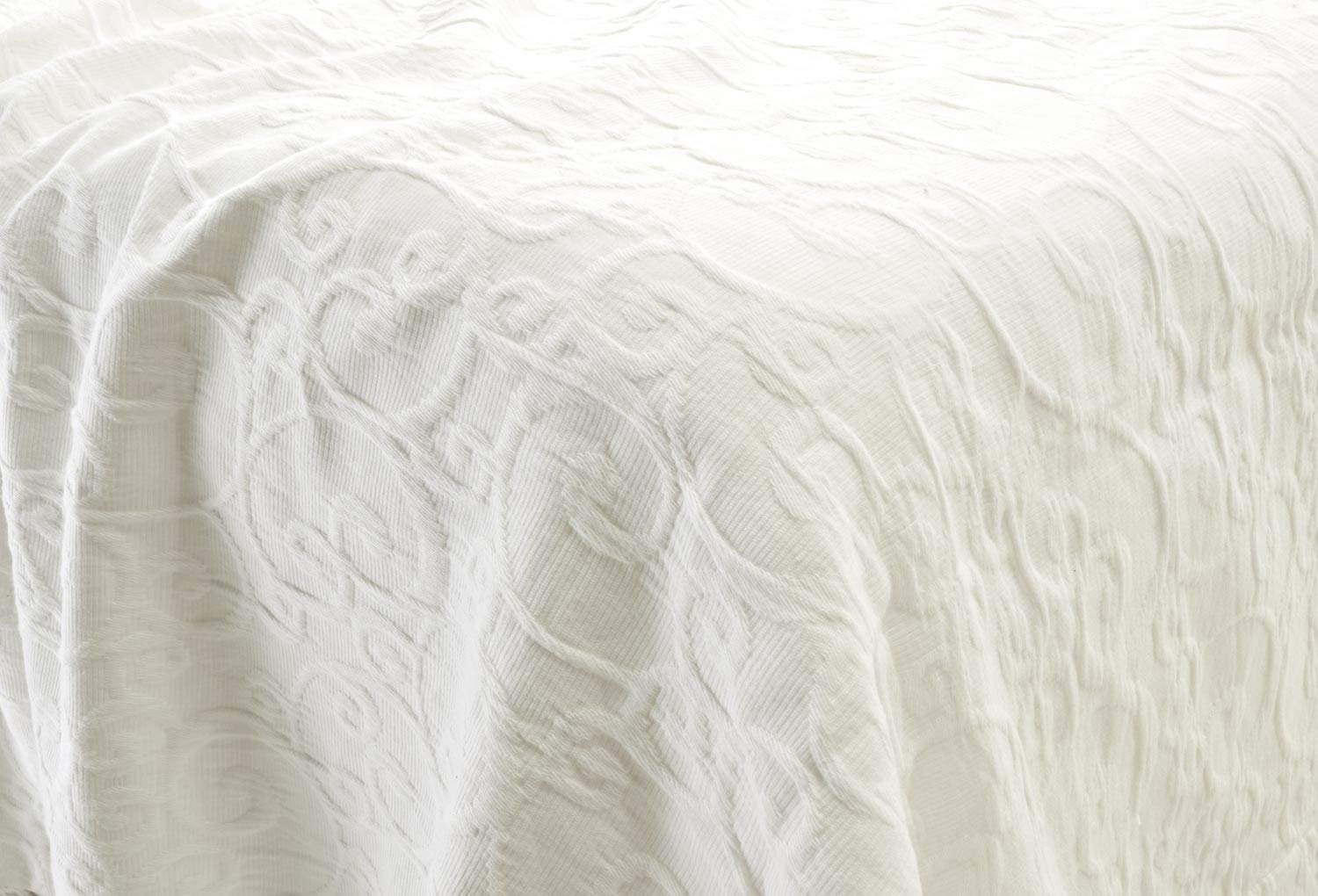 Покривало Wohnen & Accessoires GmbH & Co. KG Elegant "Fleur" Тканина 100% Бавовна 260 x 300 см Білий, фото №3 Покривало Wohnen & Accessoires GmbH & Co. KG Elegant "Fleur" Тканина 100% Бавовна 260 x 300 см Білий, фото №3