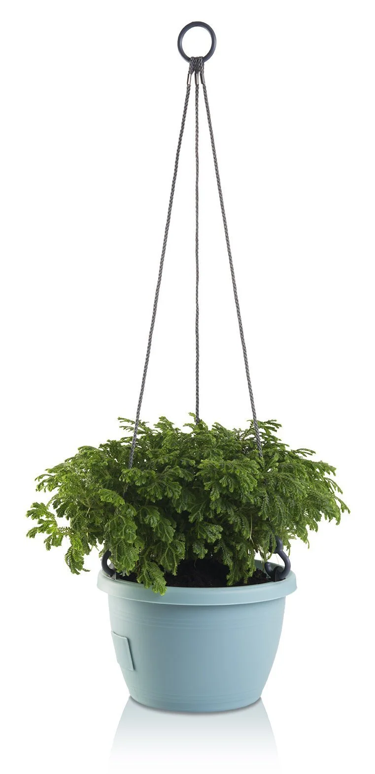 Подвесной цветочный горшок Marina с автополивом 30 см тауп, фото №2