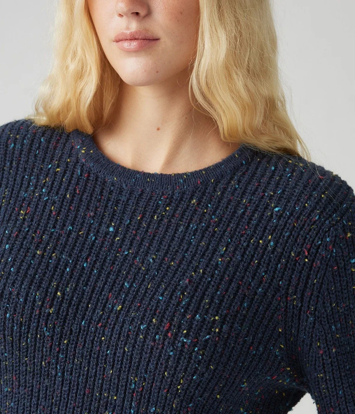 Жіночий пуловер Levi's Snowflake Pullover у відтінку Blue Blazer Confetti - XS, фото №4