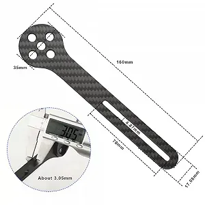Крепление на руль Alfa Pasca Интегрированное для Wahoo/Garmin/Bryton Карбон Черный synthetic.ua - Фото 1