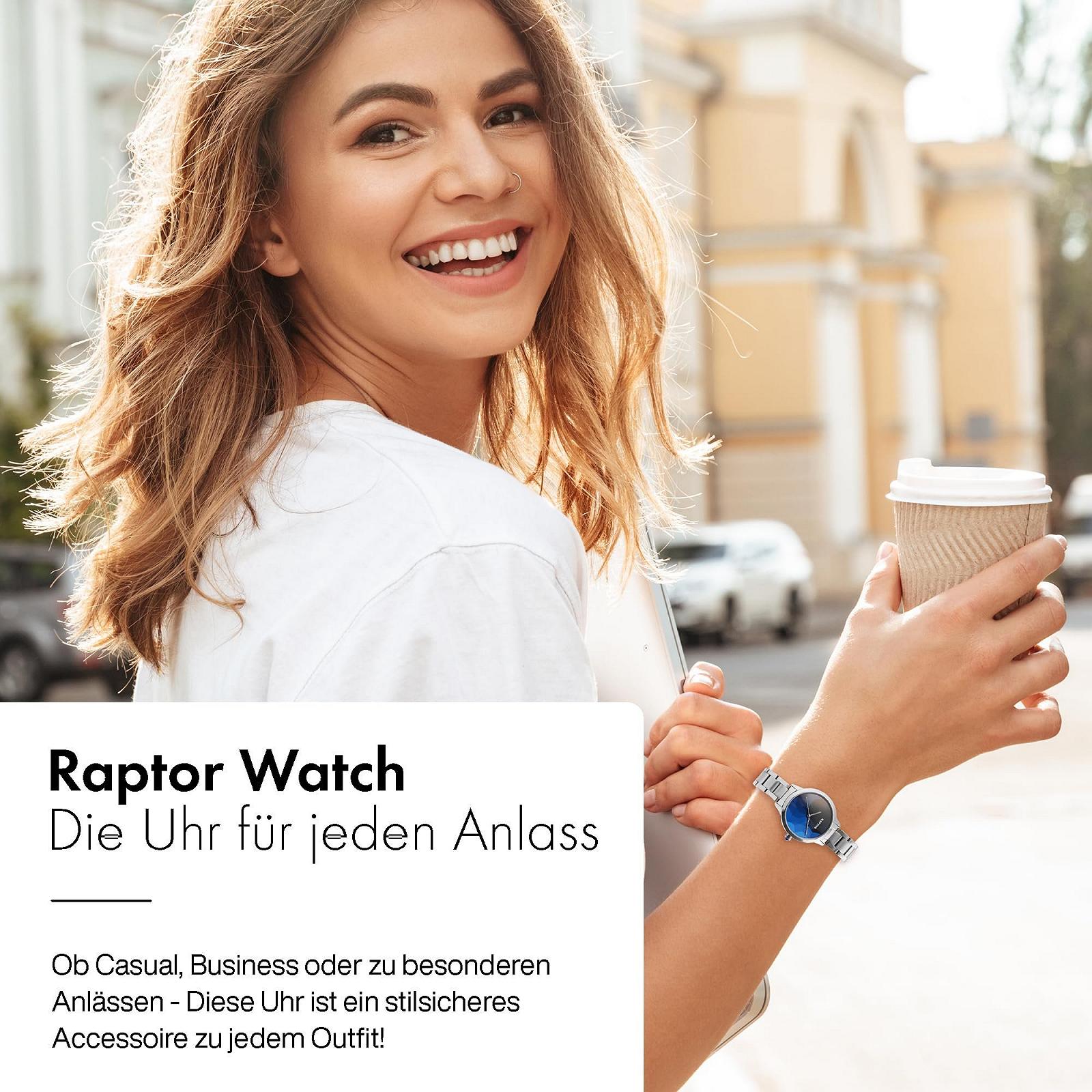 Жіночий годинник Raptor Twinkle RA10200, браслет з нержавіючої сталі, складана застібка, круглий, аналоговий, кварцовий, фото №5 Жіночий годинник Raptor Twinkle RA10200, браслет з нержавіючої сталі, складана застібка, круглий, аналоговий, кварцовий, фото №5