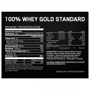 Протеин Gold Standard 100 Whey 908 g Delicious Strawberry synthetic.ua - Фото 1