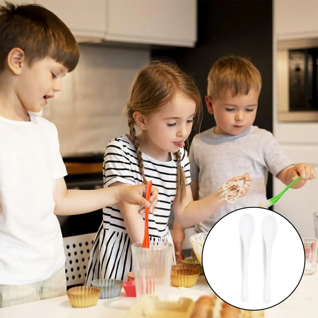 Ложка Пластиковая Белая 12 шт, фото №6