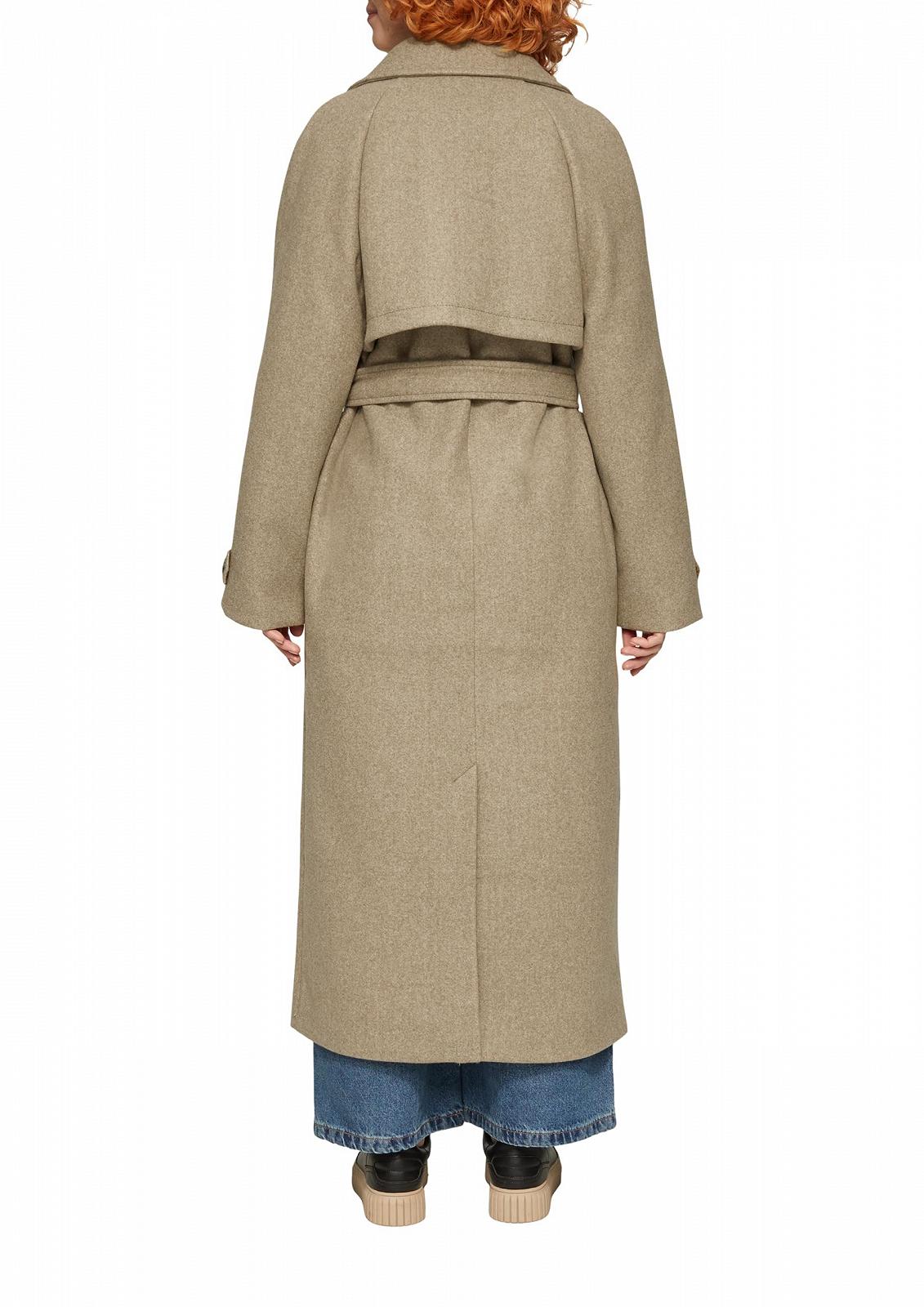 Пальто QS Женское с поясом, фото №4
