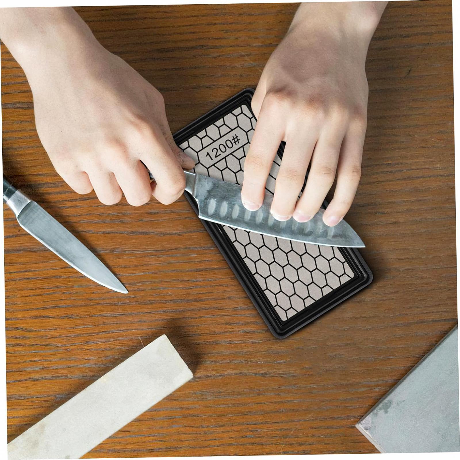 Точилка для ножей Holibanna двухсторонняя алмазная нескользящая, фото №8 Точилка для ножей Holibanna двухсторонняя алмазная нескользящая, фото №8