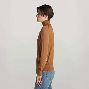 Жіночий светр G-Star RAW Core Roll Neck Knit - S ціна на synthetic.ua - Фото 1 Жіночий светр G-Star RAW Core Roll Neck Knit - S synthetic.ua - Фото 1