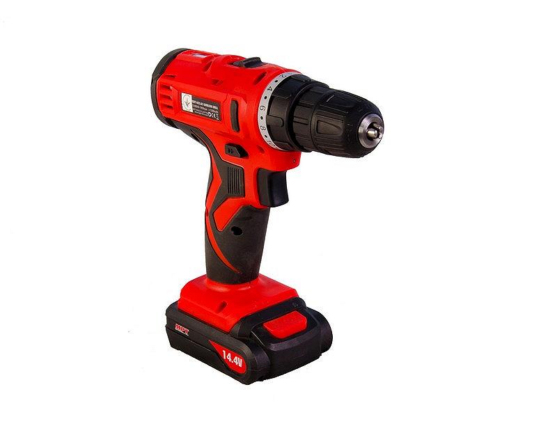 Дриль-шуруповерт акумуляторна MPT 14.4 В Li-ion 1.3 Аг 2 швидкості 0-400/1450 об/хв 10 мм АКБ кейс MCDT1423.A2, фото №4