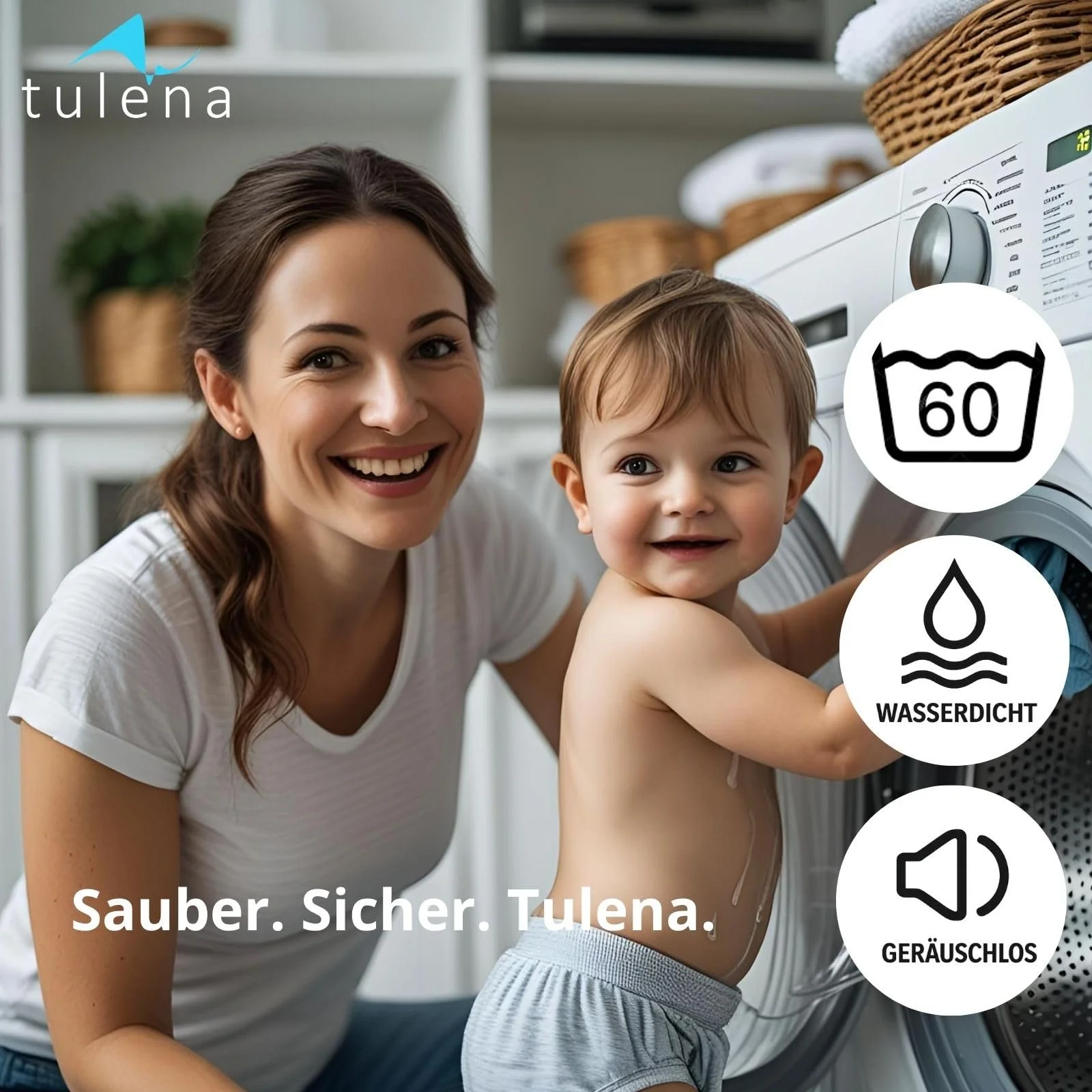 Наматрасник TULENA 140 x 200 см, простыня, 100% водонепроницаемый, фото №7