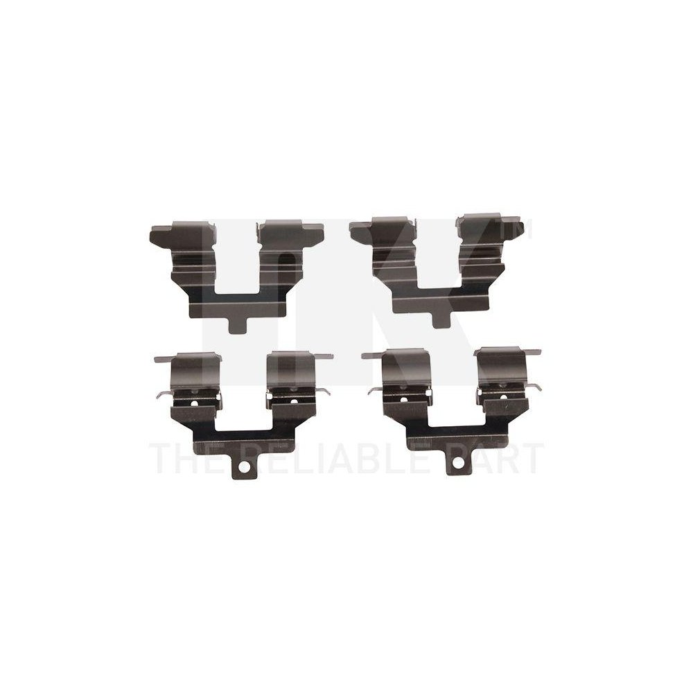 Комплект аксесуарів, гальмівні колодки NK 79221737 Задня вісь, фото №1